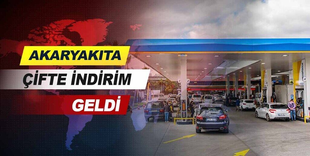 Akaryakıtta çifte indirim