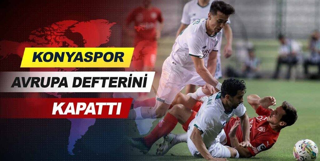 Konyaspor avrupa defterini kapattı.