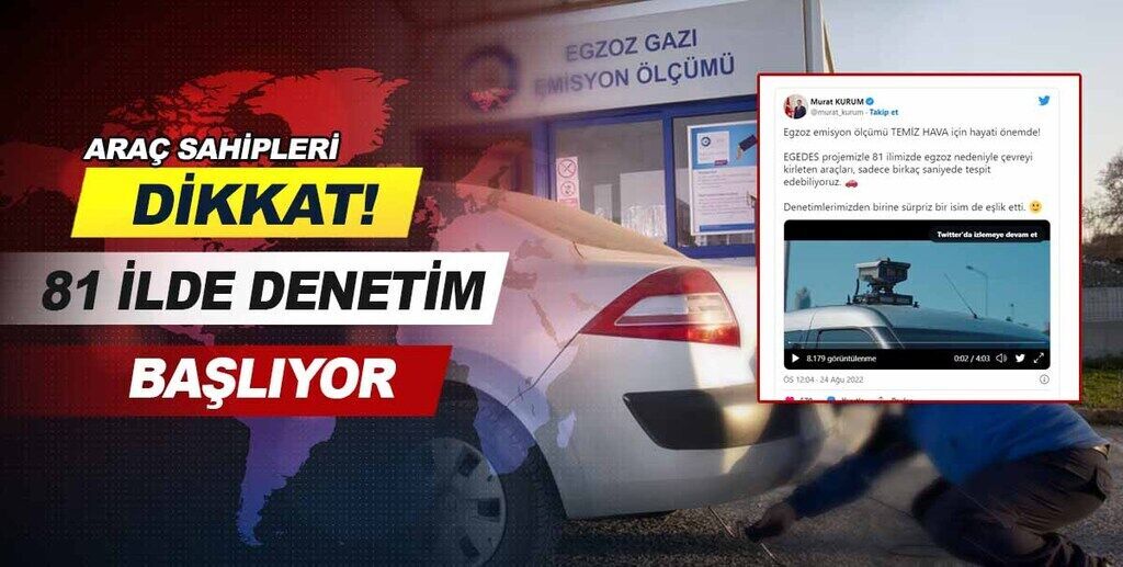 Araç sahipleri dikkat! Bakan Kurum açıkladı: 81 ilde denetim başlıyor