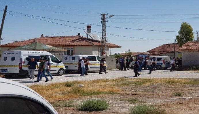 Konya'da komşular arasında saman tozu yüzünden silahlı kavga! 2 ölü, 3 yaralı