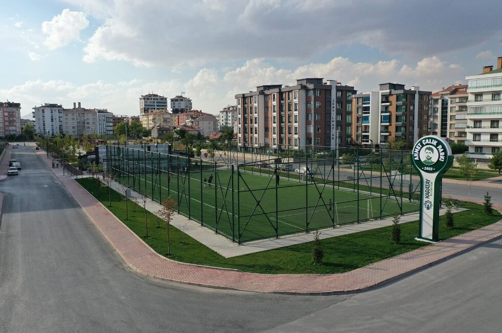 Konya Ahmet Çalık Parkı açılış için gün sayıyor
