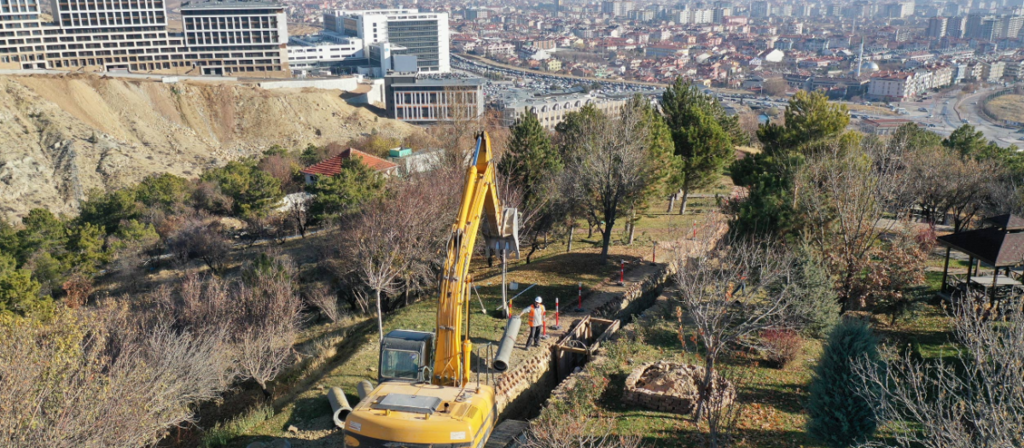 Akyokuş Kasrı’nın Kanalizasyon Alt Yapısı Tamamlandı