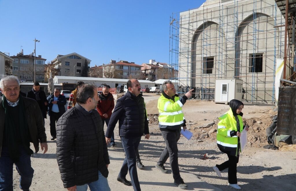 Başkan Altay Millet Bahçesi Ulu Camii İnşaatını İnceledi