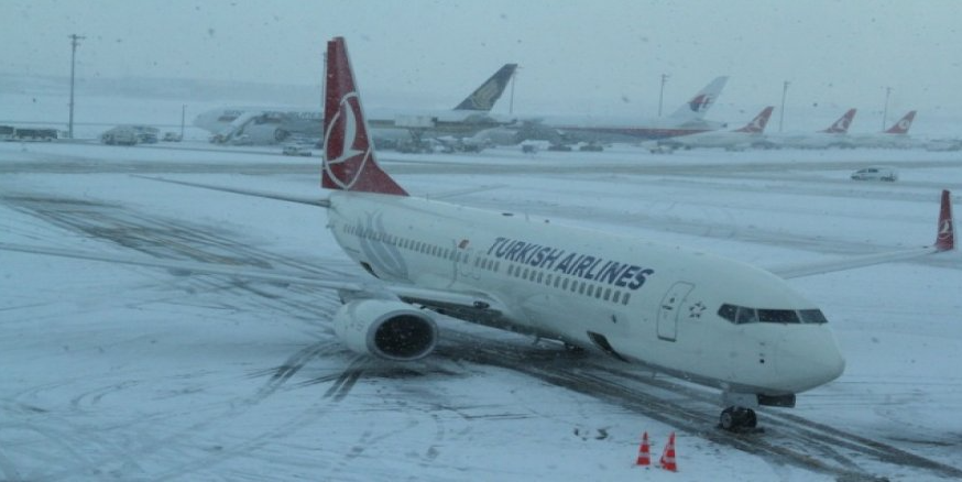 Yoğun Kar Yağışından Dolayı Konya Uçuşları İptal  Edilecek mi?