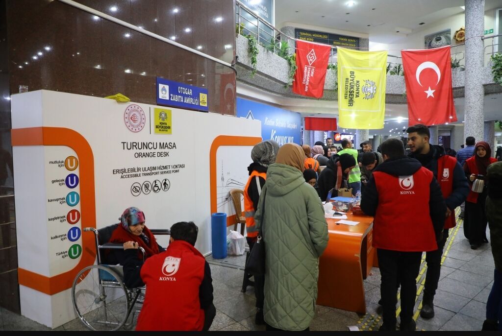 Büyükşehir Konya Otogarı’nda da Seferber Oldu