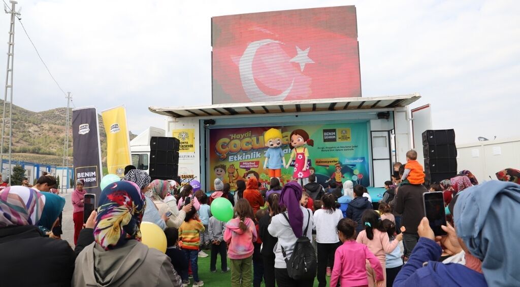 Konya Büyükşehir 11 İlde Depremzede Çocuklara Özel Etkinlikler Başlattı