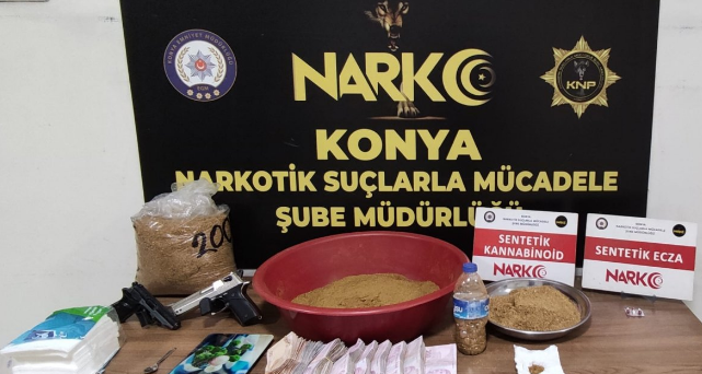 Konya’da narkotik ekipleri torbacılara göz açtırmıyor