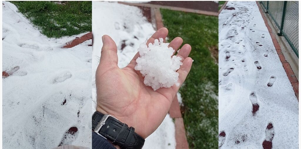 Konya’da dolu yağışı etkili oldu