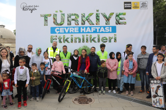 Konya Büyükşehir Çevre Haftası Ve Dünya Bisiklet Günü Etkinliği Düzenledi