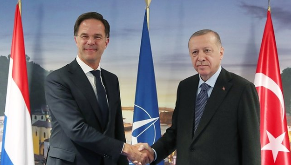 Cumhurbaşkanı Erdoğan, Hollanda Başbakanı Rutte ile görüştü