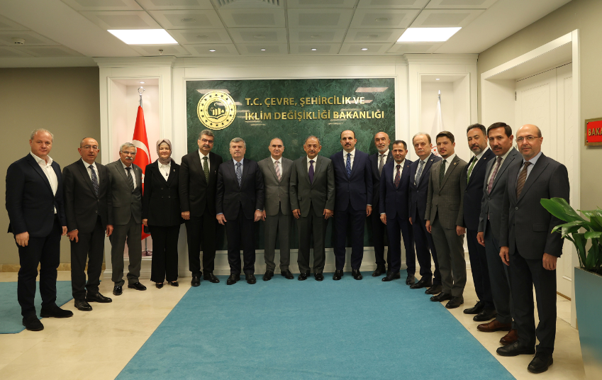 Konya Protokolünden Bakan Özhaseki’ye Ziyaret