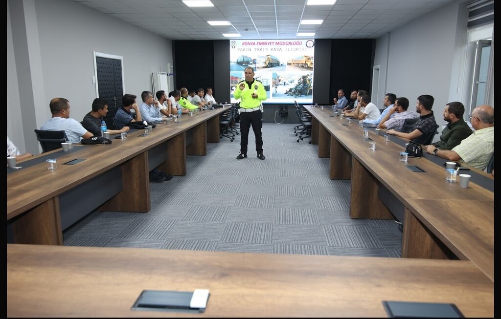 Konya Emniyeti'nden Koski personeline Hizmet İçi Eğitim