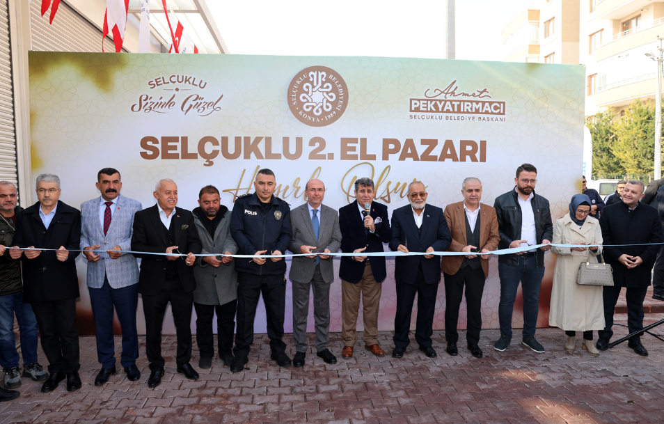 Konya Selçuklu 'da 'Sıfır atık kapsamında'  2.el pazarı açıldı