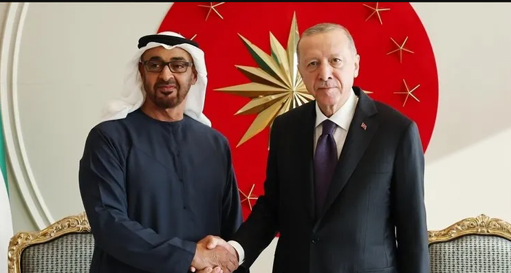 Cumhurbaşkanı Erdoğan Gazze için BAE Devlet Başkanı Al Nahyan ile görüştü