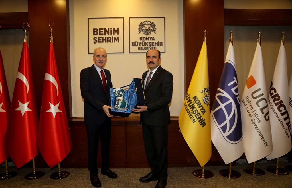 TBMM Başkanı Numan Kurtulmuş, Başkan Altay’ı Ziyaret Etti