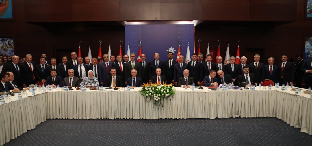 Konya Ak parti Ankara'da Cumhurbaşkanı ile görüştü 