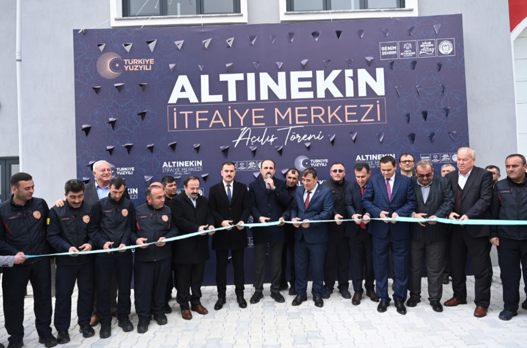 Başkan Altay Altınekin’e Kazandırılan İtfaiye Merkezinin Açılışını Yaptı