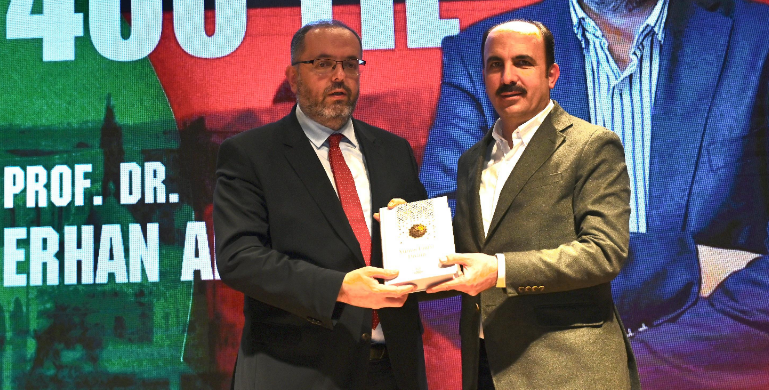 Başkan Altay, Prof. Dr. Afyoncu’nun “Filistin’de 400 Sene” Konulu Konferansına Katıldı