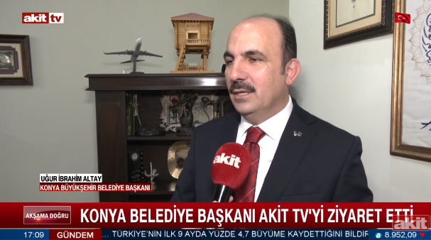 Başkan Uğur İbrahim Altay Akit TV'yi ziyaret etti