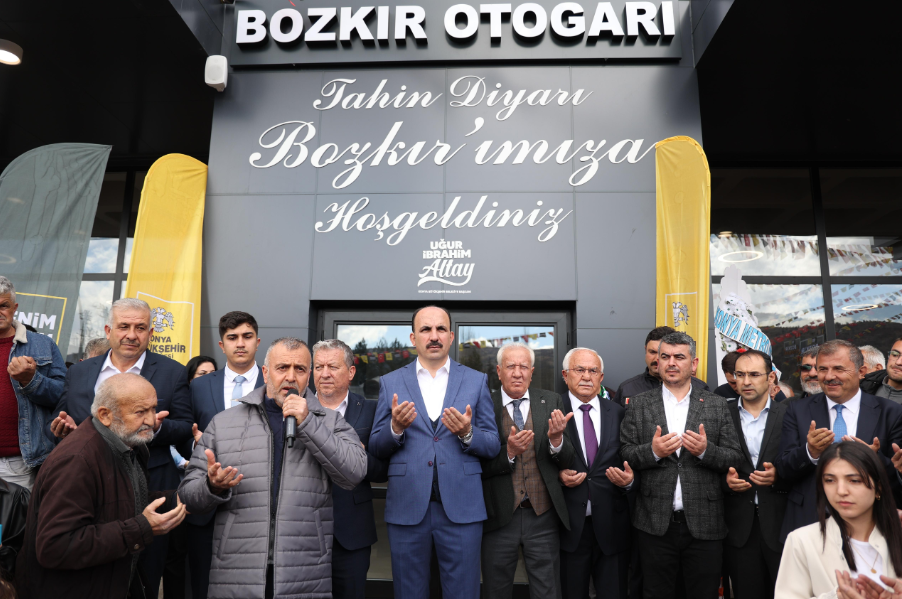 Başkan Altay Bozkır Otogarı ve İtfaiye Merkezi’ni Açtı