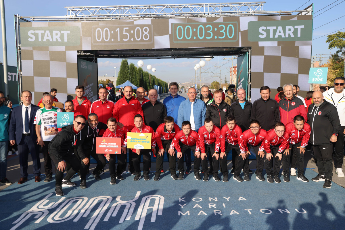 Konya Yarı Maratonu'nda DOSD'luk kazanacak