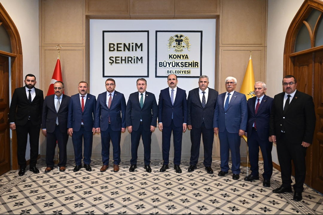 Başkan Altay'ı BBP Genel Başkanı Destici Ziyaret Etti