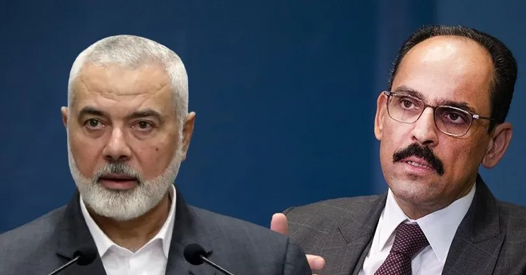 MİT Başkanı İbrahim Kalın, Katar'da İsmail Haniye ve Hamas heyetiyle görüştü!