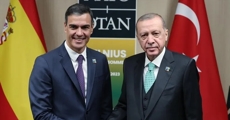 Cumhurbaşkanı Erdoğan İspanya Başbakanı Sanchez ile görüştü!