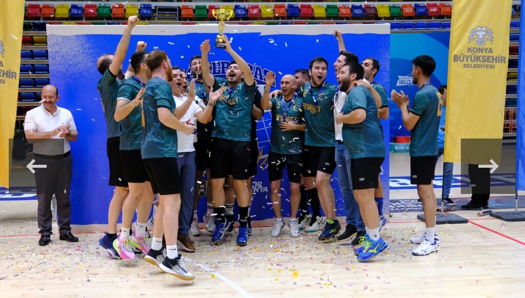 Konya Büyükşehir’in İlçeler Arası Voleybol Turnuvası’nda Sarayönü Mutlu Sona Ulaştı