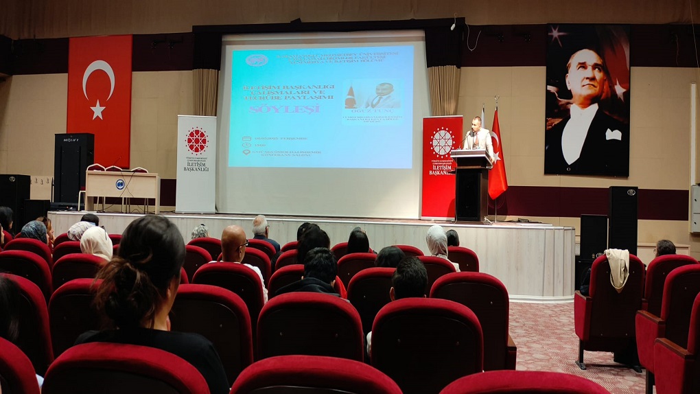 Karamanoğlu Mehmetbey Üniversitesi’nde İletişim Başkanlığı Söyleşisi Düzenlendi