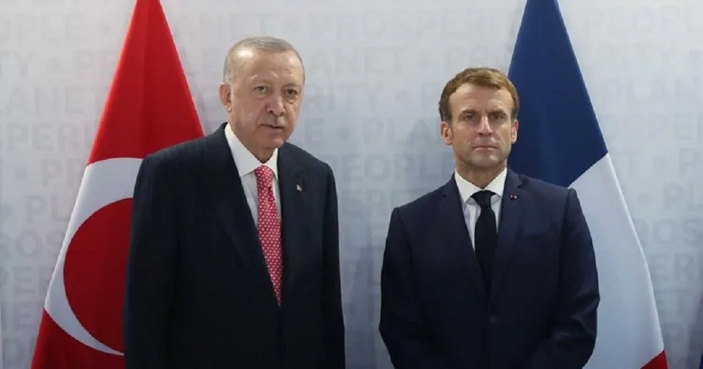 Cumhurbaşkanı Erdoğan Macron ile görüşmesinde Gazze Vurgusu: 
