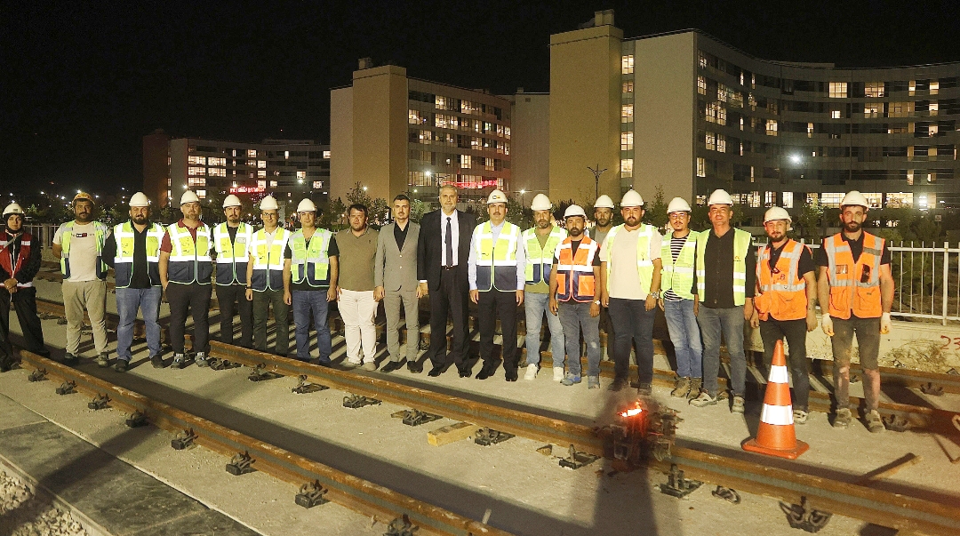 Konya’da Raylı Sistem Atılımı: Stadyum-Şehir Hastanesi Hattında Önemli Eşik Aşıldı