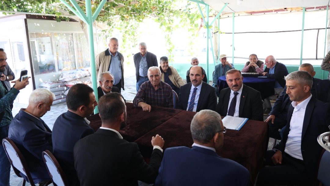 Başkan Altay Halkapınar ve Emirgazi’de Vatandaşlarla Buluştu