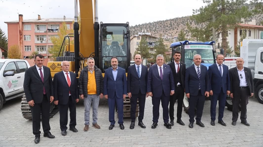 Bozkır Belediyesi Araç Filosuna Yeni İş Makineleri Kazandırıldı