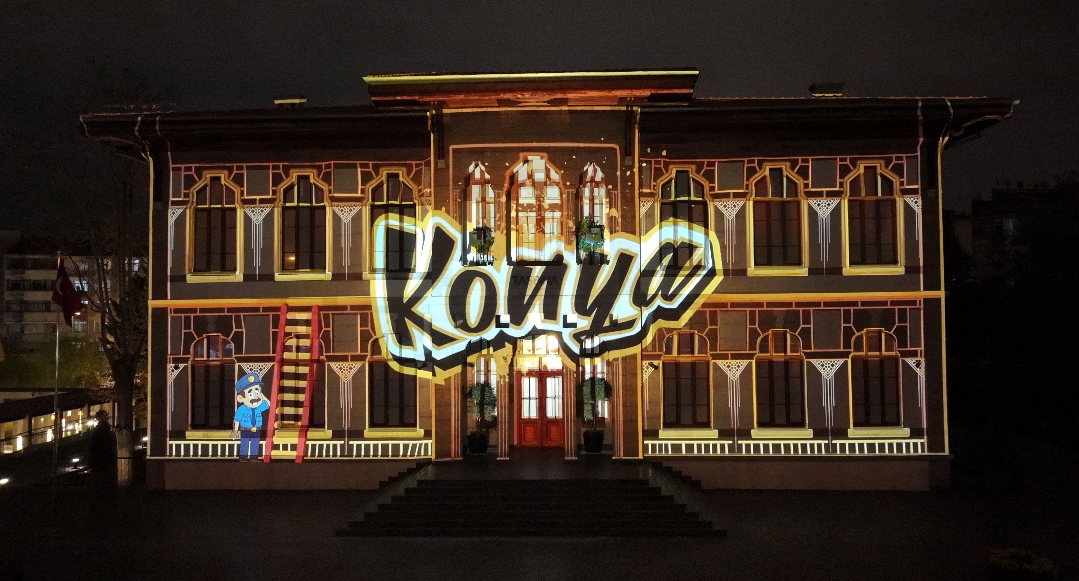 Konya Taş Bina’da Işıklı Tarih Yolculuğu Başladı