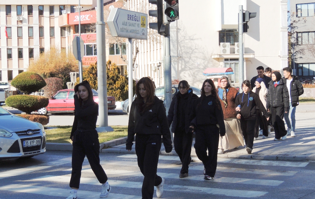 Konya Büyükşehir’den Öğrencilere Sürdürülebilir Ulaşımda Nezaket Vurgusu