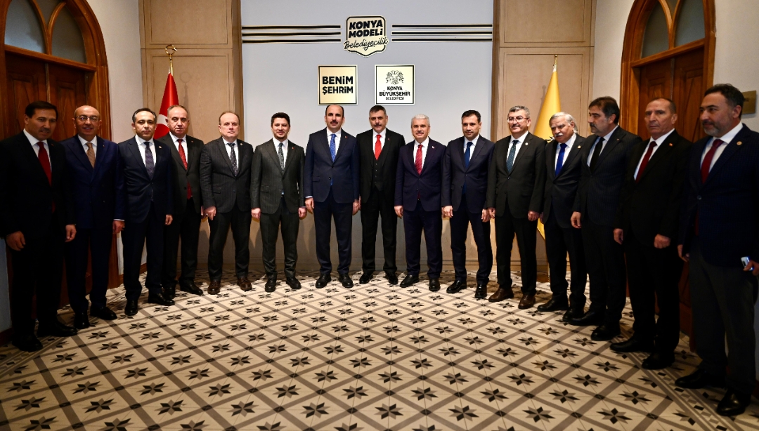 İçişleri Bakanı Çiftçi Konya’da Başkan Altay’ı Ziyaret Etti