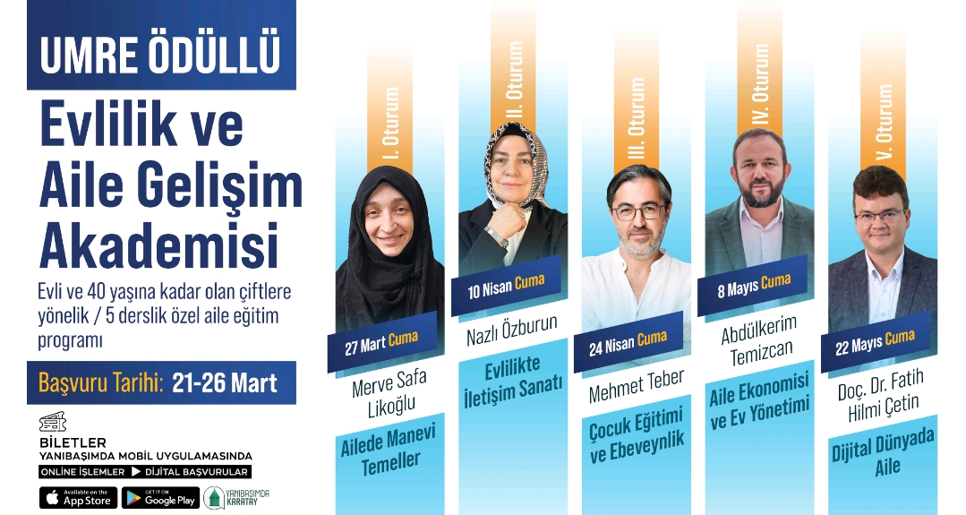 Karatay Belediyesi’nden Umre Ödüllü Evlilik ve Aile Gelişim Akademisi