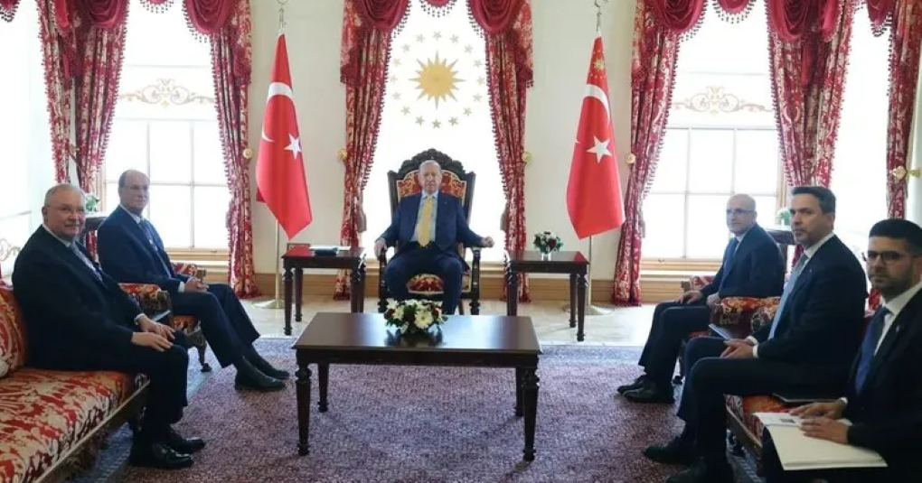 Cumhurbaşkanı Erdoğan, Küresel Finansın Önemli İsmi Fink’i Kabul Etti!