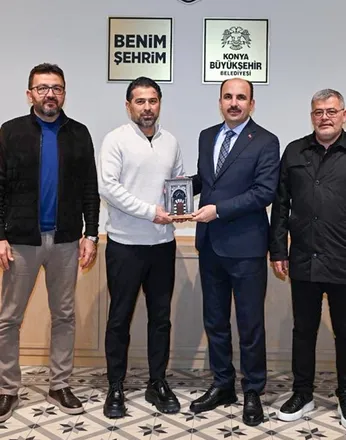 Konyaspor Yönetiminden Büyükşehir Belediye Başkanı Altay’a Ziyaret