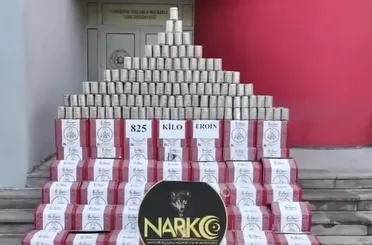 Adana'da 'Narkoçelik-50' Operasyonu! 825 kilogram eroin ele geçirildi!