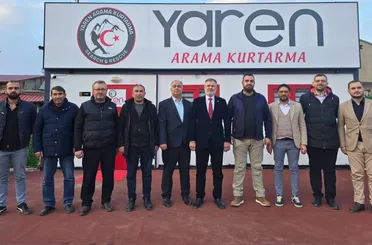 AK Parti Akşehir Teşkilatından Yaren Arama Kurtarma’ya Anlamlı Ziyaret