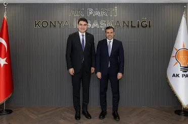 AK Parti Konya’da Kritik Görüşme: Musa Heybet, Fatih Özgökçen’i Ziyaret Etti