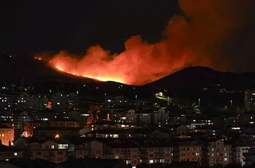 Ankara Mamak’ta Ağaçlık Alanda Yangın Çıktı: Ekipler Seferber Oldu