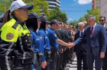 Bakan Çiftçi’den İl Emniyet Müdürlüğü’ne Bayram Ziyareti
