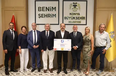 Başkan Altay, ACES Heyetine Konya’nın Örnek Bisiklet Yatırımlarını Anlattı