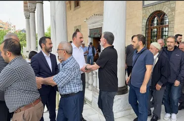 Başkan Altay Hacıveyiszade Camii’nde Vatandaşlarla Buluştu