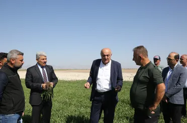 Başkan Erkoyuncu, Konya Ovası’nda Şeker Pancarı Ekimine Start Verdi