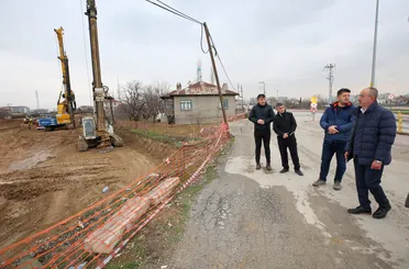 BAŞKAN KAVUŞ, MERAM’IN YENİ CADDELERİ VE TAŞKÖPRÜ ALTGEÇİDİNDE İNCELEMELERDE BULUNDU