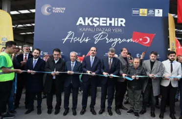 Büyükşehir’in Akşehir’e Kazandırdığı Kapalı Pazar Yeri’nin Açılışı Yapıldı